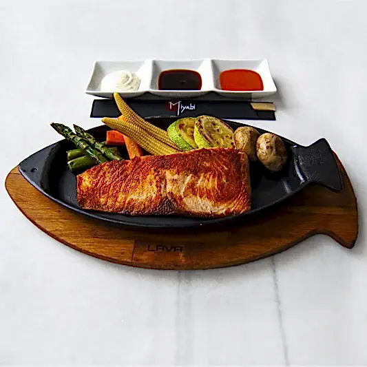 Salmon Teppanyaki